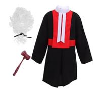 Hohopeti 1Set Judge Role Play Costume with for Dress Up Career Exploration and Fun Pretend Play for Aged