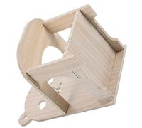 Hohopeti 1Set Miniature Hamster Chair Wooden Dinning Chair Table for Pets Cozy Resting Spot for Hamsters Guinea Pigs Hedgehogs Halloween Ornament