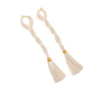 Hohopeti 2 Bunches Doll Wig Long Straight Synthetic Hair Replacement High Temperature Fiber for Bjd Dolls DIY Styling Natural Look