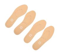 Hohopeti 2 Pairs Breathable Sweat Absorbing Insole Cushion Inserts for Men and Women, Lightweight Soft Padding with Anti-Slip Fabric, Suitable for Everyday Wear and Long Hours, European