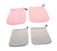 Hohopeti 2 Pairs Paraffin Therapy Cotton Hand Covers Moisturizing Wax Bath Mitts for Skin Repair and Circulation Boost Elastic Fit Gloves for Men and Women Heat Retention Treatment