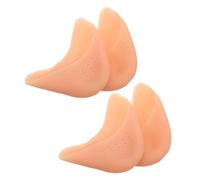 Hohopeti 2 Pairs Wear-Resistant Sebs Toe Pads for Pointe Shoes Supple Protective Covers for Toes and Forefoot Cushioning Breathable Reusable Gel Guards for Ballet Dancers and Foot Comfort