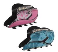 Hohopeti 2 Pcs Cute Hair Claw Clips Hair Jaw Clips Acrylic Multipurpose Western Hat Style Women Accessories for Ceremonies and Different Places