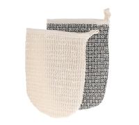 Hohopeti 2 Pcs Natural Sisal Exfoliating Wash Mitts Double-sided Loofah Gloves Body Scrubber for Men and Women Spa Shower Back Scrubbing Bath Accessories
