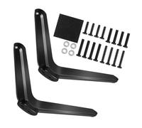 Hohopeti 2 Pcs Tv Mounting Bracket Plastic Stand with Screws for Televisions Stable Tabletop Tv Holder Compatible with LED LCD Screens Easy Installation and Viewing Angle