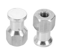 Hohopeti 2 Pcs Wear-resistant Motorbike Swing Arm Stand Screws Precision Cnc Rear Shock Stand Spools Sliders for Motorcycle Repair and Modification Replacement for Enhanced Shock Absorption