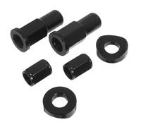 Hohopeti 2 Sets Dirt Bike Rim Lock Nut Spacer with Gasket and Washer Motorcycle Tire Valve Components for Enhanced Stability Vibration Reduction and Smooth Riding Experience