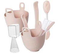 Hohopeti 2 Sets DIY Face Mask Mixing Bowl Kit with Silicone Brush and Spatula for Women and Skin Care Tool for Home Facial Mask Preparation Odorless and Safe Materials