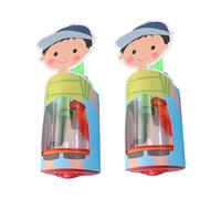 Hohopeti 2 Sets DIY Lung Breathing Model Teaching Kit for Educational Assembly Biology Homework Tool Portable Human Body Parts Trainer