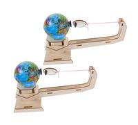 Hohopeti 2 Sets Gravity Science Experiment Playset Educational Earth Moon Physics Model Kits for Stem Learning Enhance Coordination Family Bonding Home School