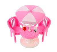 Hohopeti 2 Sets Miniature Beach Chair Props for Dollhouse Decoration Realistic Beach Facility Models for Playhouse and Home Miniature Scenes and Sticker Styles Random Color