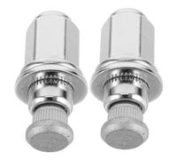Hohopeti 2 Sets Wheel Lug Nut Covers for Trucks Cars Wheel Hub Bolt Protection Caps Secure Fit for Lug Nuts Weather Resistant Automotive Maintenance Replacement