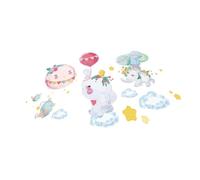 Hohopeti 2 Sheets Creative Wallpaper Elephant Cartoon Wall Decals for Nursery Decor Safe Wall Sticker Ornaments for Windows Doors and Playroom Decoration