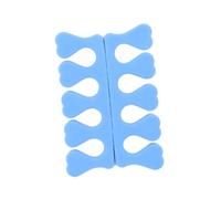 Hohopeti 20 Pairs Nail Spacers Finger Toe Separators Soft Sponge Pedicure Manicure Tools Comfortable Nail Art Accessory for Protecting Drying Random Color