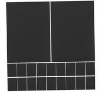 Hohopeti 20 Sheets Black Thick Card Paper DIY Craft Material for Origami Card Making and Art Projects Heavyweight Paper for Birthdays Weddings and Creative Crafting