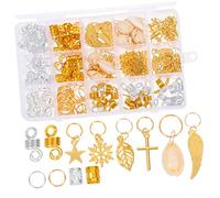 Hohopeti 200pcs Metal Dreadlocks Chic Hair Jewelry Durable Hollow out Hair Clasps for Braiding for Stylish Looks