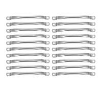 Hohopeti 20pcs 14cm Thickened Stainless Steel Kitchen Drawer Pull Handles, Center Hole Cutting Board and Cabinet Door Hardware for Cupboard and Wine Cabinet