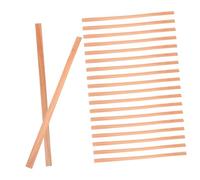 Hohopeti 20pcs Cedar Chips and Strips for Cigars Cigar Box Cedar Sheets for Humidor Accessories Portable Spills for Enhancing Aroma and Lighting Matches