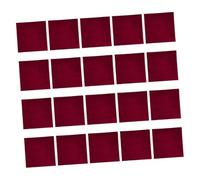 Hohopeti 20pcs Disposable Burgundy Paper Napkins Soft Tear-Resistant Luncheon Serviettes for Weddings Birthdays Events Bathroom Kitchen Use Party Decorations