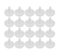 Hohopeti 20pcs Duck Plug Mount for Dashboard Plastic Duck Holder for Toy Display for Car Dashboard