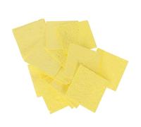 Hohopeti 20pcs Hermit Crab Moisture Sponges 2.3 Square Unbleached Sea Sponge for Tank Humidity Control and Water Supply Suitable for Crab Habitats and Aquarium Accessories