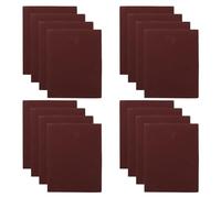 Hohopeti 20pcs Pet Bird Claw Sandpaper Pet Bird Sandpaper Pad Parrot Cage Abrasive Liner Parrot Perch Sand Paper Gravel Paper Dark Brown