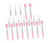 Hohopeti 20pcs Portable Silicone Lip Brush for Makeup Reusable Lipstick and Lip Gloss Applicator Soft Mini Mask Brush Travel-friendly Makeup Tool for Professional and Home Use