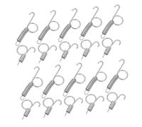 Hohopeti 20pcs Rabbit Cage Door Hooks Spring Latch Clips for Pet Cages Fixed Hooks for Left Right Hinge Doors Suitable for Rabbits Hamsters Chickens Pigeons Compact