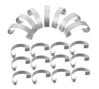 Hohopeti 20pcs Steel Wire Cage Door Hooks Spring Clips for Bird Rabbit and Poultry Cages Secure Locking Hooks for Livestock Farm Feeding