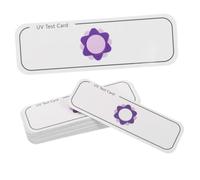 Hohopeti 20pcs Uv Testing Cards Uv Test Card for Rays Detection Environment Safety Indicator