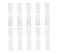 Hohopeti 240Pcs Nail Art Color Boards Plastic Nail Display Color Cards for Salon Practice and Polish Marking