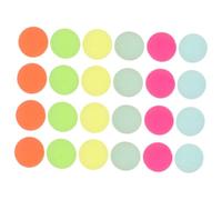 Hohopeti 24pcs Glow Dark Bouncy Balls Solid Matte Rubber Elastic Bounce Colorful Party Favor Playthings for Stress Relief and Outdoor Fun Random Color