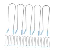 Hohopeti 24pcs Hot Curler Clips Replacement Kit Roller Clamps Heat-resistant Secure Hold for Electric Hair Rollers Non-slip Styling Accessories