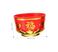 Hohopeti 24pcs Lotus Dragon Phoenix Offering Bowls Lightweight Buddhist Worship Cups for Holy Water Tea and Rice Multi-Functional Decorative Bowls for Temple and Home Rituals