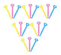 Hohopeti 24pcs Medium Sponge Hair Curlers DIY Styling Rollers for Natural Curls Skin-friendly Soft Sponge Material Lightweight Portable Hairdressing Tool for All Hair Types