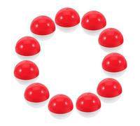 Hohopeti 25Pcs 75Mm Red White Vending Machine Capsules, Empty Plastic Prize Balls for Party Favors, Raffle Lottery Balls Compatible with Gumball Machines and Storage Containers