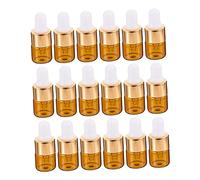 Hohopeti 25pcs Mini Dropper Bottles with Pipettes Portable Travel Vials for Essential Oils Liquid Dispensing Protection for Outdoor Business Sports Use Random Color
