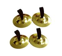 Hohopeti 2pairs Cymbals for Boys and Girls Practical Musical Instrument for Belly Dancing Convenient Design Smooth Finish for Dance Parties and Musical Development