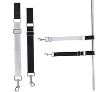 Hohopeti 2pcs Adjustable Dog Grooming Arm Extension Straps Durable Restraint for Enhanced Control Safety for Pet Grooming Tables and Bathing