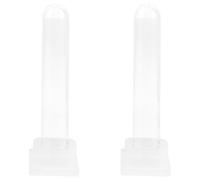 Hohopeti 2pcs Ant Water Feeder Feeding Bowl Plastic 6.00x3.00x2.00cm White Stable Design Removable Parts for Ant Habitat Small Pets Nest Accessory