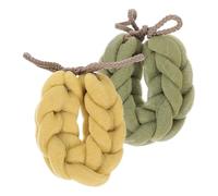 Hohopeti 2pcs Bath Shower Sponge Long Body Scrubber Pe Material Easy to Suspend Removes Body Dirt Assorted Colour for Bathroom Shower Use Adults