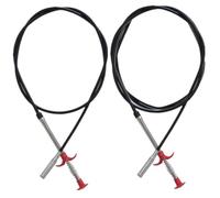 Hohopeti 2pcs Bendable Drain Pickup Tools Flexible Sink Pipeline Dloging Claw for Kitchen Bathroom Shower Cleaning Safe and Practical Drain Clean Assist Tool