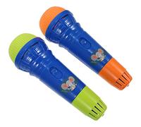 Hohopeti 2pcs Boy Girl Toy Lightweight Simulation Microphone Models for Early Education Plaything for Boys and Girls and Singing Activities