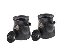 Hohopeti 2pcs Ceramic Soy Sauce and Vinegar Dispensers 200ml Small Sauce Bottles Kitchen Condiment Containers for Cooking Table Use
