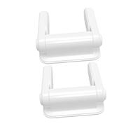 Hohopeti 2pcs Child Safety Door Lever Lock for Toddlers, White Plastic Door Handle Lock with One Hand Operation to Prevent Pets Entering Dangerous Places, for Home Use