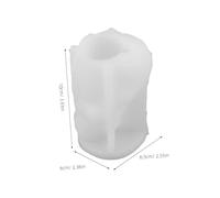 Hohopeti 2pcs Christmas Silicone Snowman Candle Molds with Snowflake Design Flexible Silicone Moulds for Wax Resin Soap Fondant Crafting Festive Holiday Home Decoration