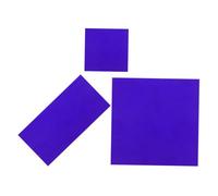 Hohopeti 2pcs Cobalt Glass Sheet for Chemistry Lab Student Friendly Flame Color Reaction Tool for Accurate Metal Ion Visualization in Science Experiments