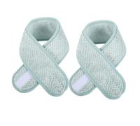 Hohopeti 2Pcs Coral Fleece Spa Facial Headbands with Adjustable Sticky Tape Soft Hair Wraps for Women Skincare Washing Face Yoga Gym Beauty Salon Use