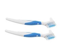 Hohopeti 2pcs Double-sided Turtle Shell Cleaning Brush, Portable Plastic Mini Brush for Turtle Care, Dirt and Pollution Removal, Personal Use for Tortoise Shell Maintenance