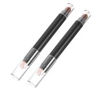 Hohopeti 2pcs Dual End Eye Shadow Pencil Eye Shadow Brush Applicator for Women Easy Application